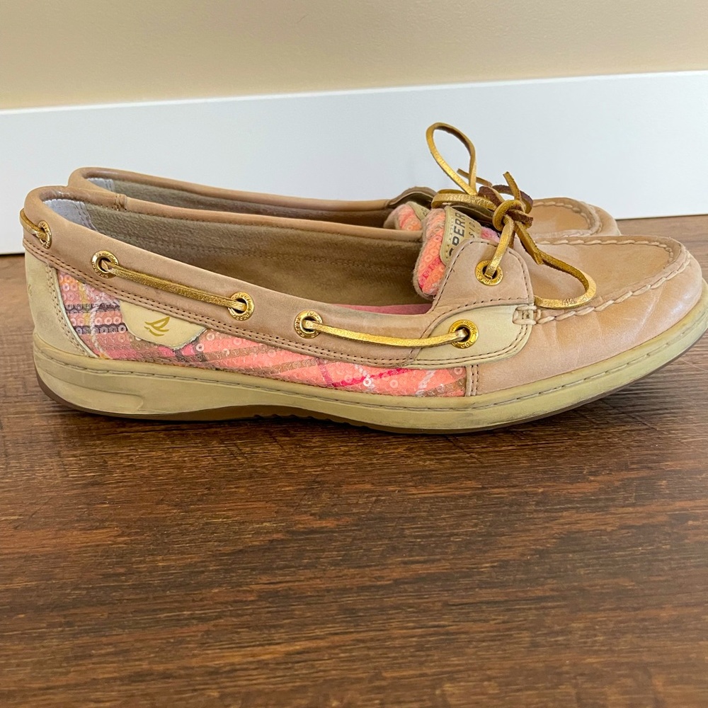 Sperry Pink Boat Shoes